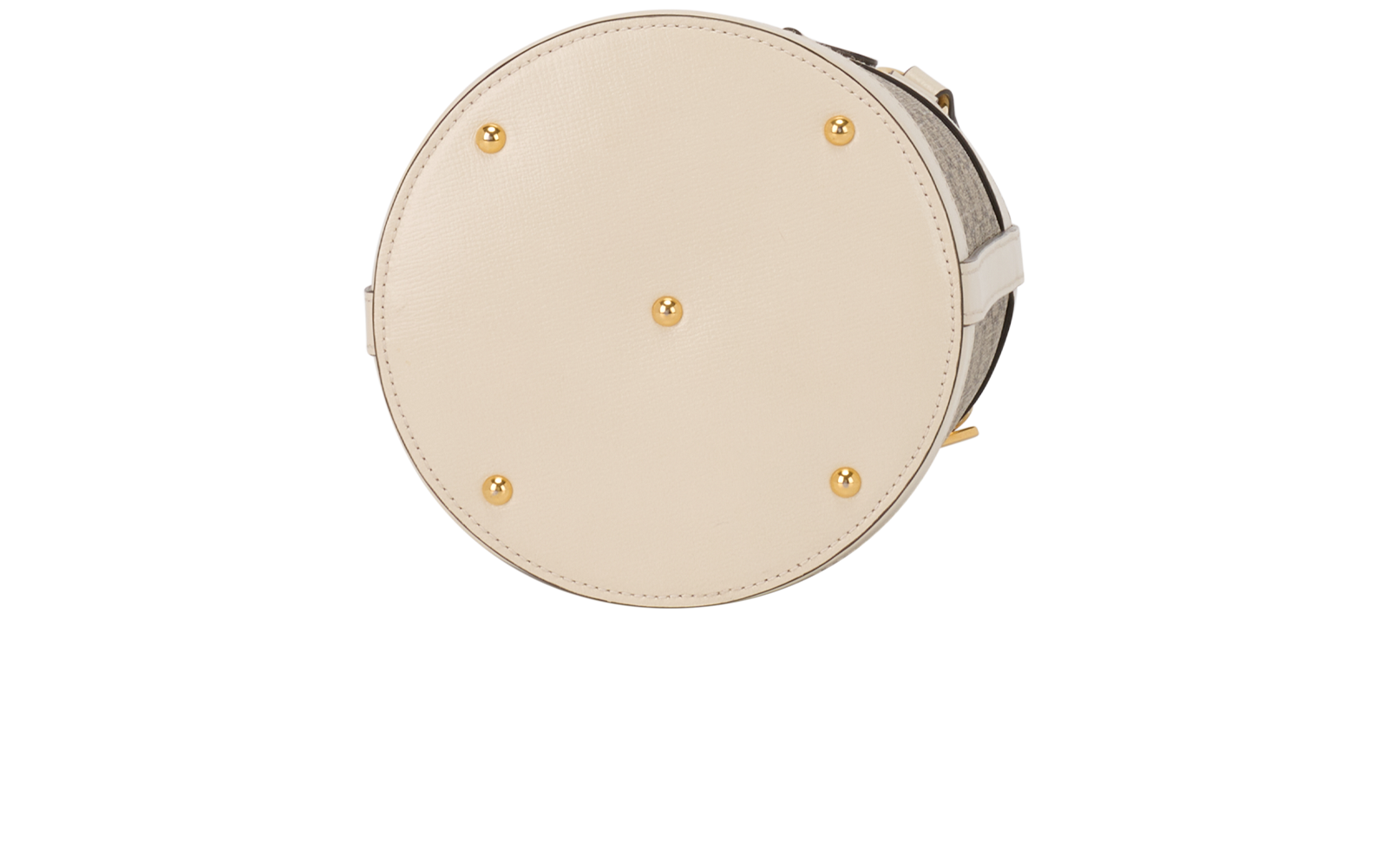 Small Horsebit 1955 Bucket Bag, &pound;750, Handbags, Beige/Cream, Coated Canvas/Leather, Top view